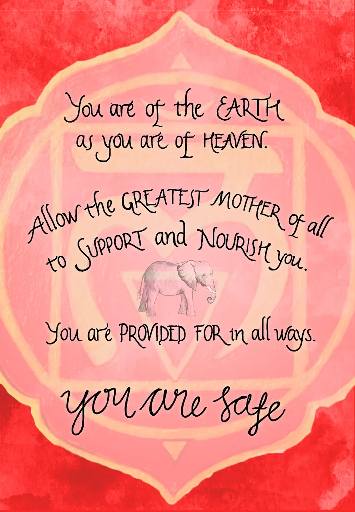 Root Chakra card back