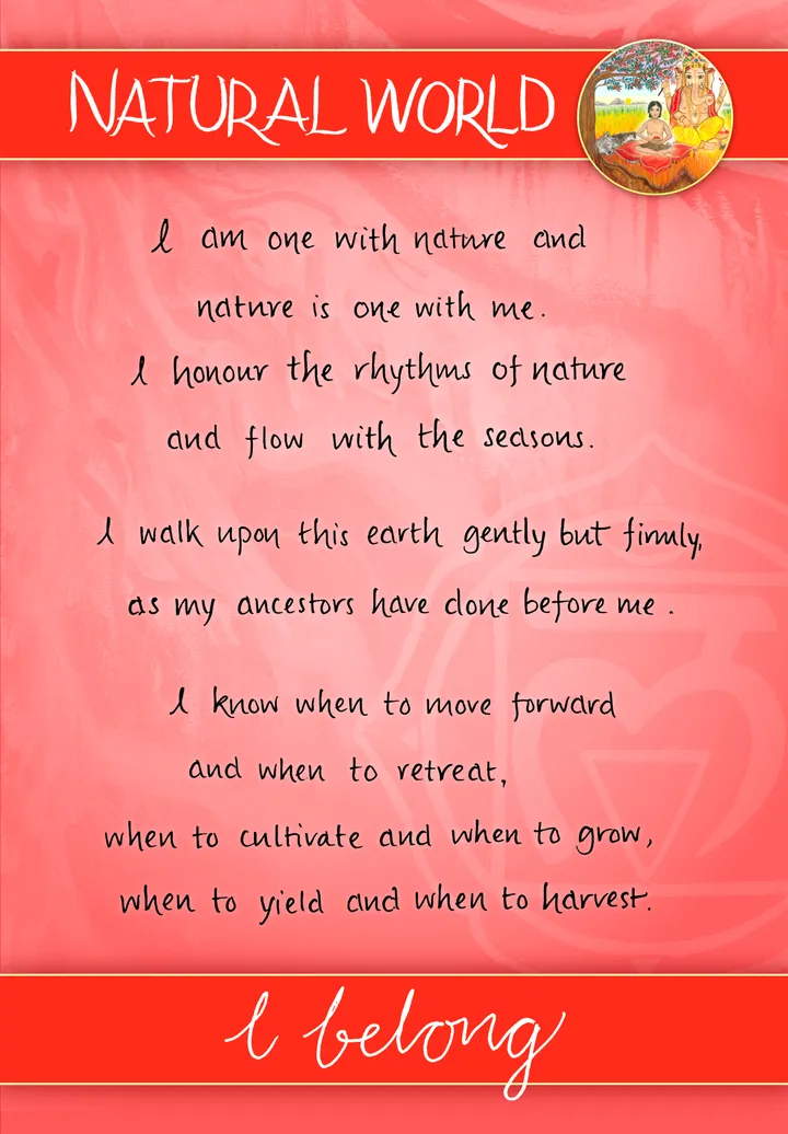 Natural World card back
