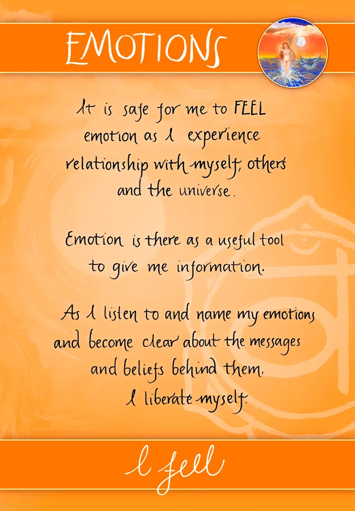 Emotions card back