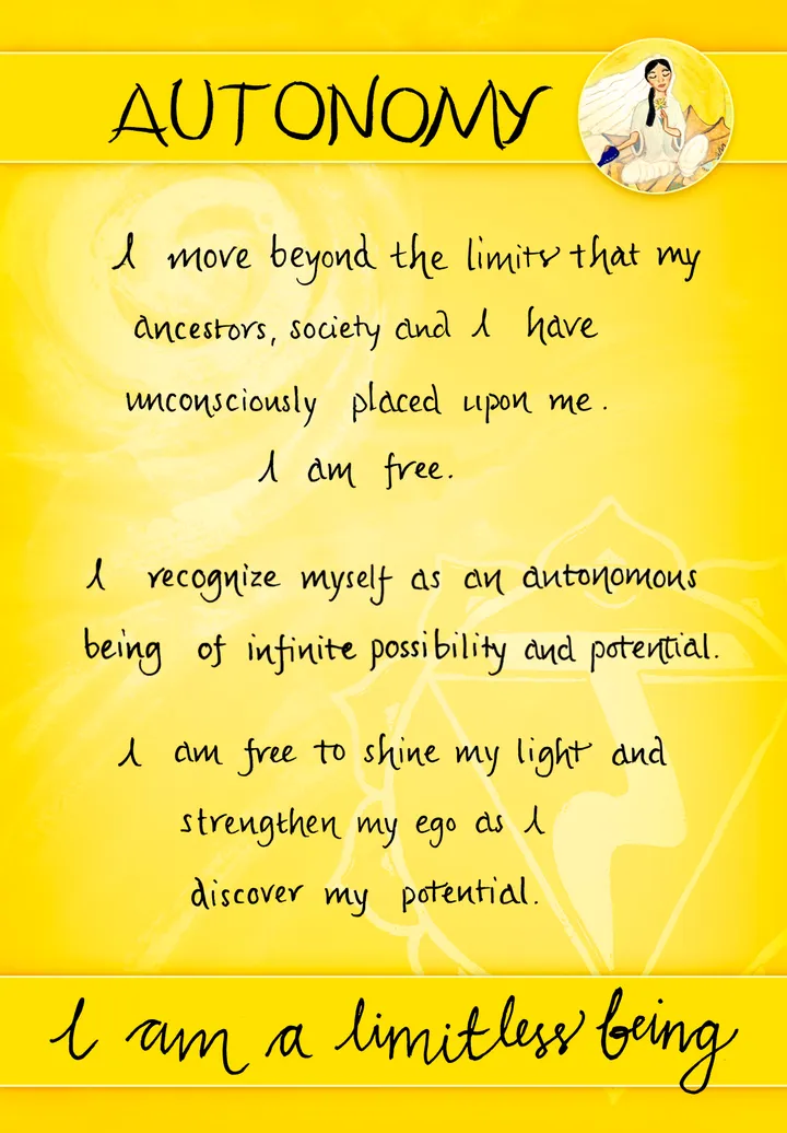 Autonomy card back