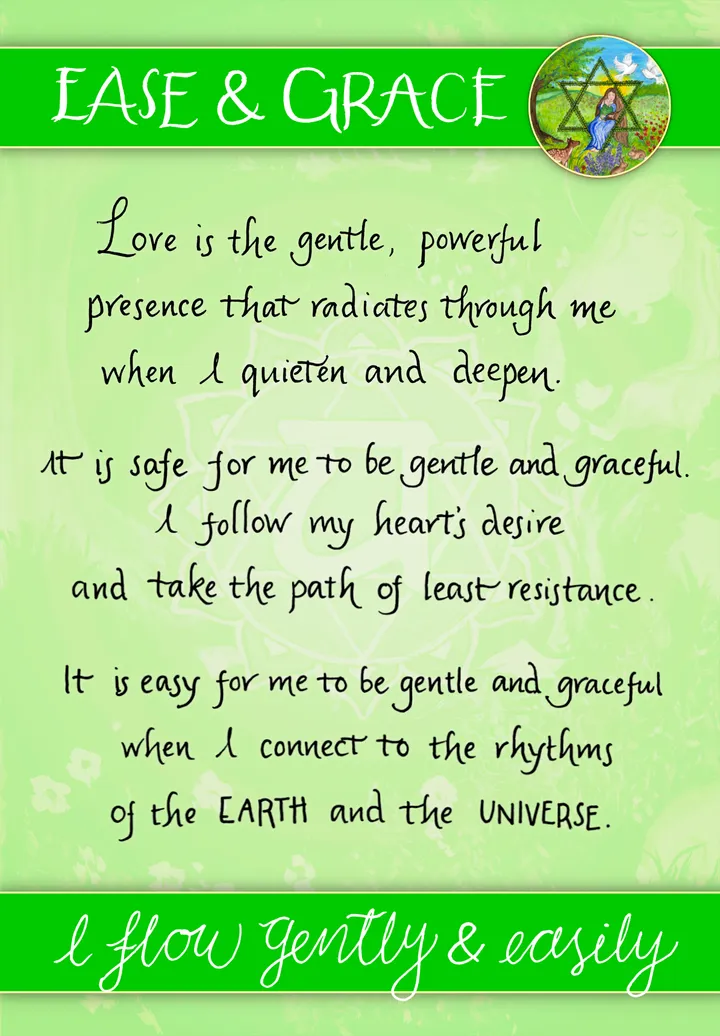 Ease and Grace card back