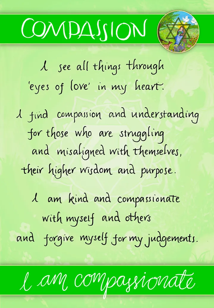 Compassion card back