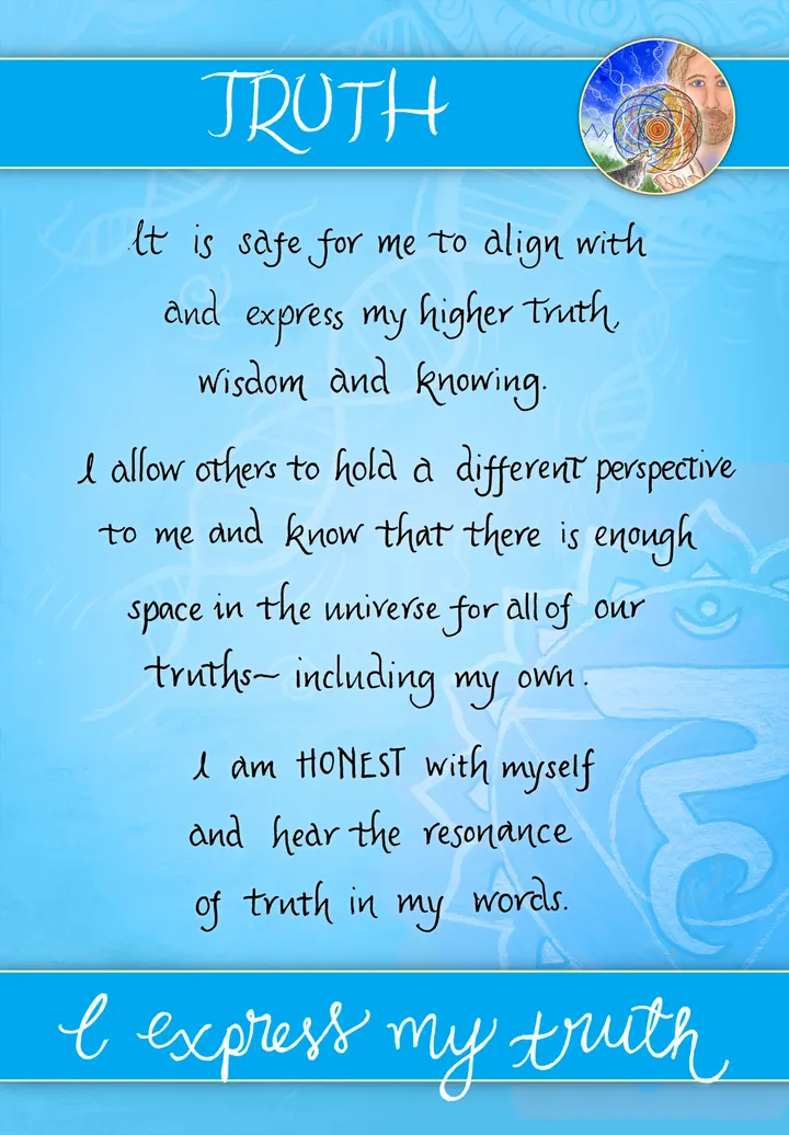 Truth card back