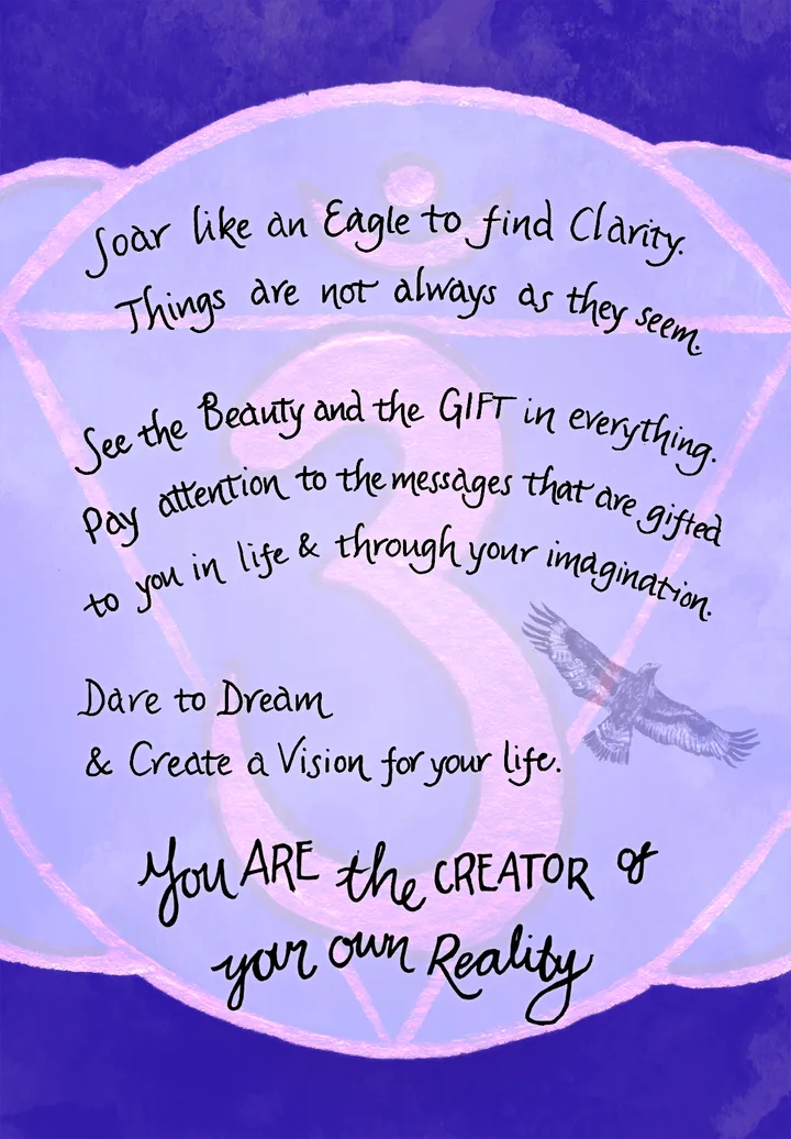Third Eye Chakra card back