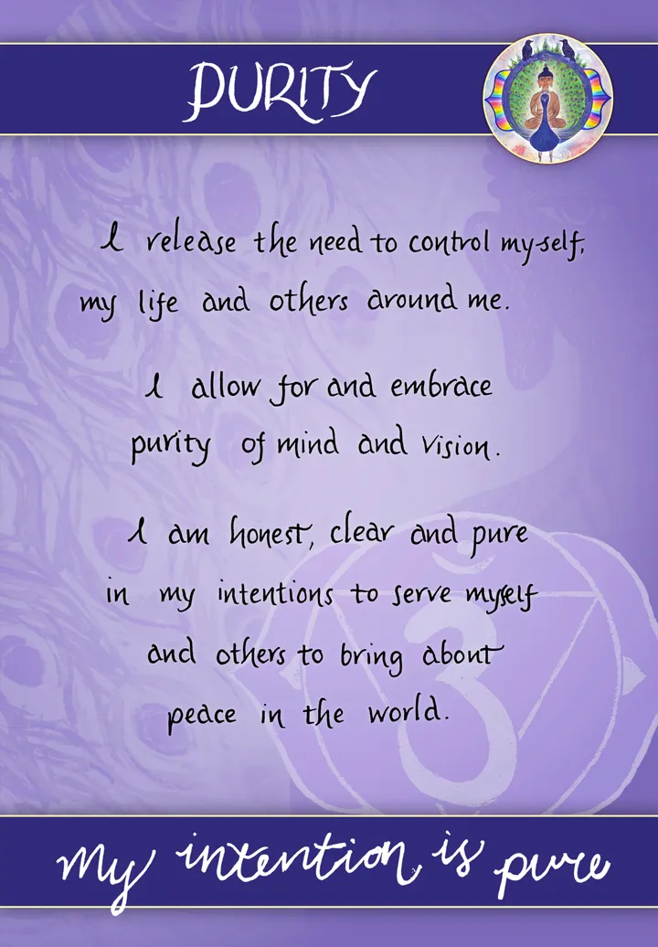 Purity card back