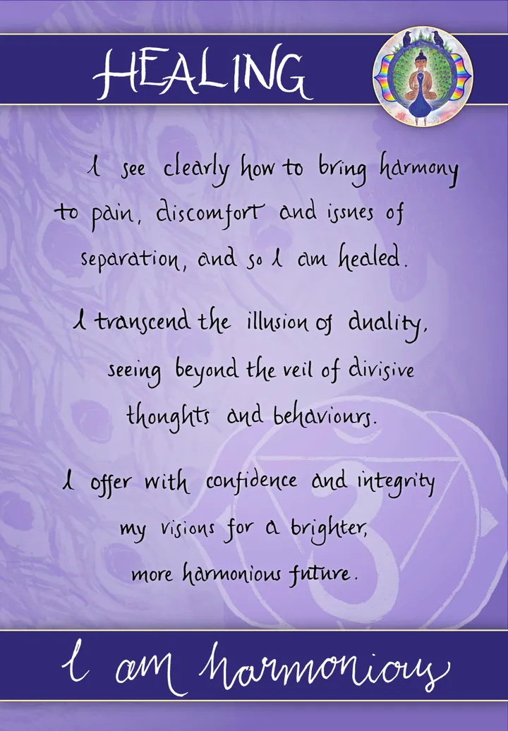 Healing card back