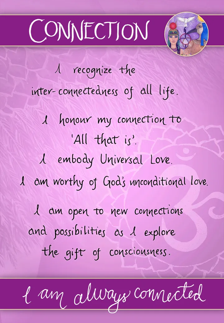 Connection card back