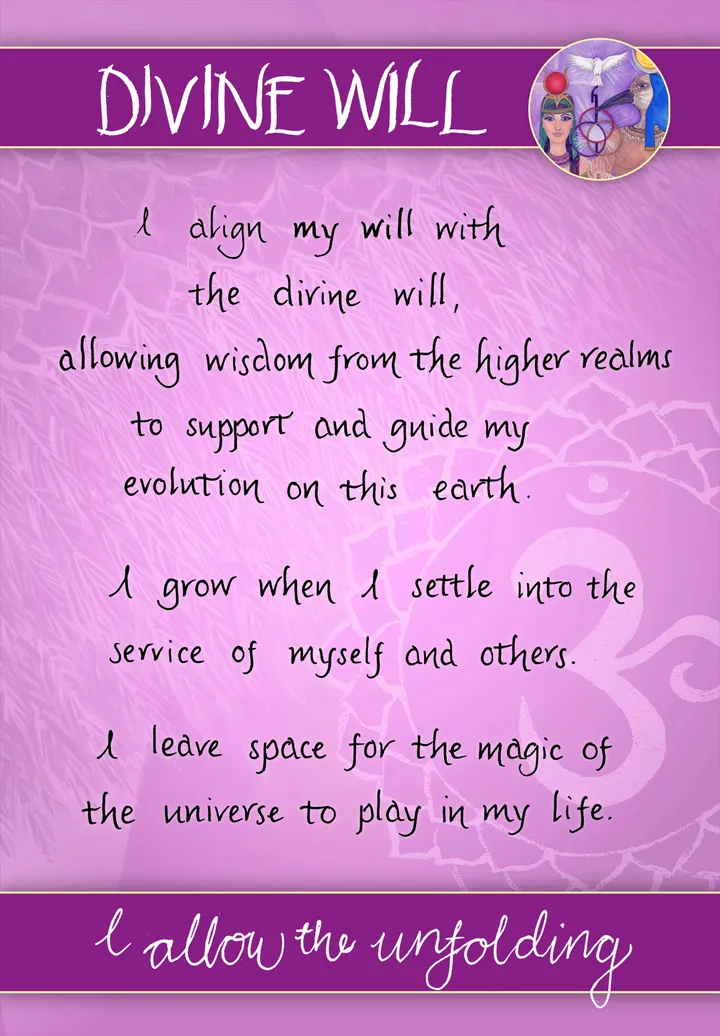 Divine Will card back